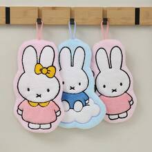 1pc Miffy Rabbit Hand Towel, Cute Hanging Kitchen Towel, Soft And Absorbent, Suitable As A Small Gift For Fans, Family And Friends - Multicolor - View 2