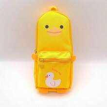 Large Capacity Cute Cartoon Animal Pencil Case - School Supplies, Durable Oxford Cloth, Suitable For Back-To-School Season, Students And Everyday Office Supplies, , - A - View 6