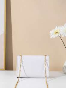 Accesorio de colgante con borla para bolso bandolera - Blanco - Ver 5