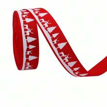 Christmas Ribbon DIY Bow Gift Wrapping Christmas Scene Woven Tape Party Colorful Ribbon - Multicolor - View 22