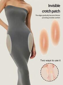 Silicone Butt Pads, Buttock Hollow Filler Pads, Reusable Self-Adhesive Butt Shaping Pads, Suitable For All Body Types - Multicolor - View 1
