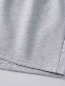 Women Low Rise Sweat Shorts Casual Y2k Drawstring Low Waisted Lounge Shorts Summer Yoga Gym Running Shorts Sweatshorts Beach Vacation Micro Shorts - 灰色 - 查看 8