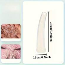 Tweezer Tip Protective Cap Soft Rubber Pointed Head Protective Cap Nail Clipper Repair Clipper Head Protective Cap Nail Clipper, Sharp Tool Protective Cover - Transparent - View 9