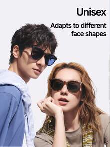Beneunder Boston Frame Lightweight Foldable Fashion Glasses FD014 - Orange - View 2