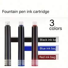 60 Ink Sacs 3.4 Mm Supplementary Ink Cartridges,Available In Black, Blue And Red Colors, Packed In Tubular Containers,Suitable For Replacing Pen Tips For Writing Purposes, Belonging To School Supplies - Ink Cartridges - View 5
