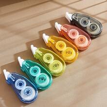 4pcs/6pcs Colorful Mini Correction Tape Set, Multiple Bright Colors, Smooth And No Smudging, Suitable For School, Office, Home, Ideal Choice For Students And Teachers, Back To School Season - Multicolor - View 12