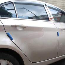 4pcs Car Door Protection Strips Anti-Scratch Bumper Stickers, Suitable For Sedans, SUVs And Trucks, Ideal For Daily Driving, Parking And Travel, Practical Vehicle Protection Accessories, Perfect For Car Decoration And Daily Use. - A - View 7