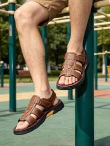 Men Sandals - Brown - View 4