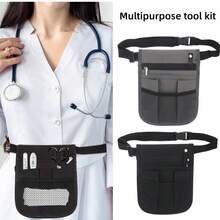 Tas Perkakas Pinggang Multifungsi Ringan, Kantong Penyimpanan Jala Multi-Saku, Tas Penyimpanan Portabel, Cocok Untuk Klinik dan Pekerja Harian - MultiWarna - View 3