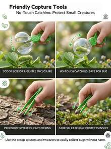Children's Outdoor Adventure Beachcombing Set, Insect Catching Tools, Breathable Observation Box, Binoculars, Whistle, Nature Exploration, Parent-Child Interactive Educational Toy, Suitable For 3-12 Years Old Boys And Girls, Halloween Gift, Birthday Gift - Multicolor - View 10