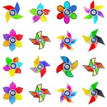 11 Packs Mini Flower , Stress Relief Hand Spinner Gadget For Adults, Quiet Sensory Focus Tool For Desk, Office, Study, Commute And Travel - Multicolor - View 6