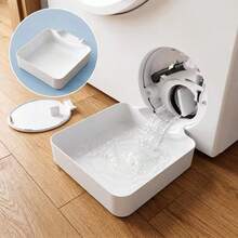 1pc All-In-One Washing Machine Drain Funnel With Lint Filter + Water Drip Tray, Universal Anti-Leak Accessory For Home Washing Machines, Laundry Room Water Accumulation And Moisture Prevention Floor Protection Tool, Practical Home Laundry Care Essential For Renters And Homeowners - A - View 4