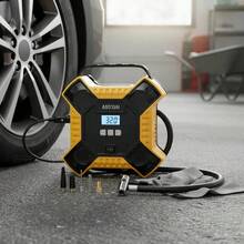 Car Air Compressors - Yellow - View 3