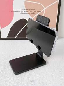 [Durable Phone Stand] Compact And Durable Pink Polycarbonate Phone Stand | Adjustable, Foldable Ergonomic Design | Suitable For Daily Office Use | Stable And Portable, Multi-Angle Viewing,Back To School Season - Phone Stand - View 5