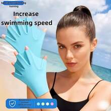 Silicone Swimming Paddles, Adult Universal, 2 Sizes Available, Training Paddles In Multiple Colors, Enhance Swimming Experience, Portable And Easy To Store - Multicolor - View 2