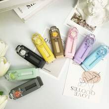 1套2入可愛小烏龜系列伸縮橡皮擦 卡通創意文具用品 學生獎勵伸縮橡皮擦 [隨機顏色] - 彩色 - 查看 4