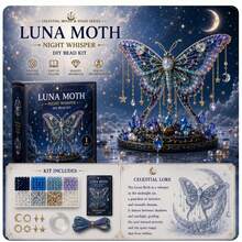 Hasbro Complete All-Inclusive Cosmic Myth Bead Weaving Kit, Pre-Sorted Multi-Color Beads, Metal Wire, Thread, Star Moon Charms & Instruction Book For 3D Celestial Figurine Creation - One Size Fits All - View 4