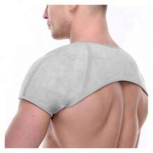 Adjustable Shoulder Straps With Dual-Side Shoulder Support, Ergonomic Design For Comfortable And Stable Shoulder Protection During Sports And Fitness - Grey - View 1