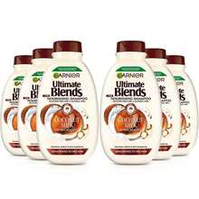 Garnier Ultimate Blends Coconut Milk & Macadamia Shampoo 400ml - Pack Of 6 - Shampoo+Conditioner - View 1