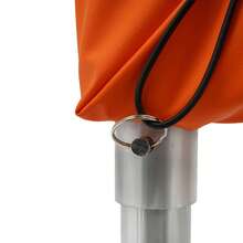 Portable Heavy Duty Baseball Practice Net, Stable T-Shaped Stand Baseball Pitching Net With Ground Stakes For Softball Training - Orange - View 5