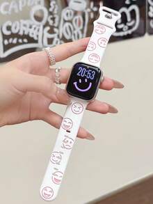 1 Stück Jungen & Mädchen Uhrenarmband kompatibel mit AppleWatch Series SE/1/2/3/4/5/6/7/8/9/10/11 Ultra 40mm 41mm 42mm 44mm 45mm 49mm alle Größen, weich & bequem, einfach zu tragen modisches Smartwatch Ersatzarmband, modisches Smartwatch Zubehör, Schulanfang Saison - Verschiedenfarbig - Übersicht 12