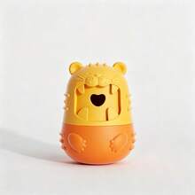 Animal Shaped Dog Treat Dispensing Toy, Interactive Tumbler Leaking Food Ball, Durable Rubber Slow Feeder Puzzle Toy For Small Medium Dogs Cats - Multicolor - View 9
