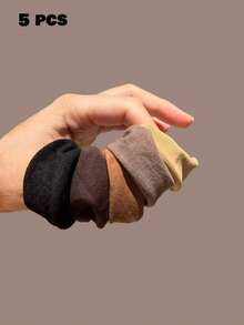 Set Ikat Rambut Ekor Kuda Tinggi 20 Buah, Ikat Rambut Elastis Lebar yang Ditingkatkan, Untuk Wanita, Lembut dan Anti Selip, Cocok untuk Rambut Tebal, Aktivitas Olahraga Sehari-hari, Warna Netral - MultiWarna - View 13