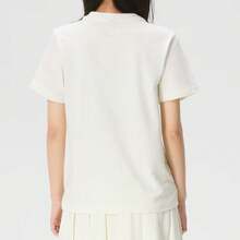 Adidas New Women's Outdoor Sports Casual Short Sleeve T-Shirt - White - View 2