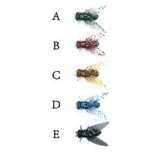 50pcs Realistic Fly Shaped Soft Fishing Lures, Slow Sinking Lure For Boat And Shore Fishing - Multicolor - View 3