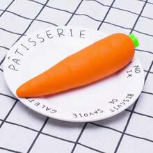 Toymendous Large Carrot Squishy Toy 13cm Giant Stress Relief Toy Adult Sensory Fidget Toy Soft And Fluffy - Multicolor - View 7