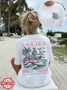 Women T-Shirts - White - View 3