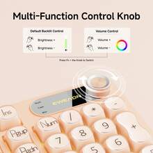 EWEADN V102Air Low-Noise Wired Mechanical Keyboard For Office Work, Stylish Design - View 4