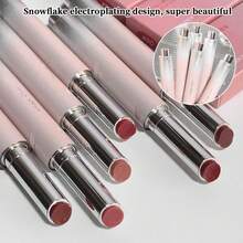 Bálsamo labial de color con brillo de espejo, labios hidratantes de alta pigmentación, efecto voluminizador de larga duración, nutritivo y mejorador de la condición de los labios, suavizante y añade volumen a los labios, sin manchas, regalo ideal para graduación, esenciales para niñas, cuidado diario de la piel - Multicolor - Ver 2