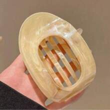 Bộ kẹp tóc càng cua vỏ bào ngư cao cấp mùa tựu trường 12 cái/8 cái/6 cái/3 cái/1 cái, phong cách lười nhẹ nhàng, kiểu INS, họa tiết da báo và nhiều màu, kẹp càng cua cỡ lớn, dụng cụ định hình tóc, phong cách đi làm nhẹ nhàng - Nhiều màu - Xem 8