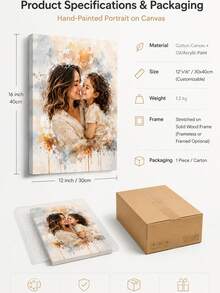 Custom Frameless Photo Printing On Canvas, Borderless Decorative Wall Art, Enlarged Size Wall Hanging - Multicolor - View 4