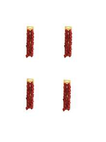 24pcs Gold/Red Glitter Bows, Suitable For Christmas Decoration, Wreath Accents, Hanging Ornaments And Party Styling, Holiday Decor, Gift Wrapping, Birthday Party, Wedding, Home Decor, DIY Crafts And Holiday Gift Bow Decoration - Multicolor - View 10