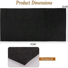 Workbench 48*24 Inches, PVC Rubber Work Pad, 3mm Thick Tear-Resistant Scratch-Resistant Work Pad With Anti-Slip Base, Box Top Table Station Woodworking Crafting - R - View 2