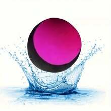 1pc Water Floating Ball - Elastic Beach Ball, Colorful Soft Elastic Pool Ball, Suitable For Swimming Pool, Beach And Outdoor Activities | Fun Pool Accessory, Beach Essential, Pool Float - Multicolor - View 7