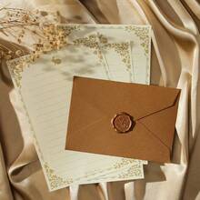 8Pcs Upgraded Thickened Linen Textured Envelopes, 6.34 X 4.41 Inch Large Capacity Mailing Envelopes For Postcard Letter Greeting Card Invitation Bill Sticker Storage, No Seal Stickers - 8Pcs - View 8