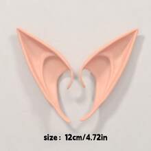 Halloween Realistic Latex Elf Ears Cosplay Prop Party Costume Vampire Fangs Anime Accessory - White - View 6
