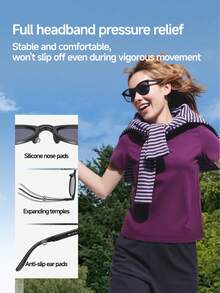 Beneunder Boston Frame Lightweight Foldable Fashion Glasses FD014 - Mocha Brown - View 3