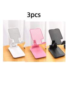 [Durable Phone Stand] Compact And Durable Pink Polycarbonate Phone Stand | Adjustable, Foldable Ergonomic Design | Suitable For Daily Office Use | Stable And Portable, Multi-Angle Viewing,Back To School Season - Phone Stand - View 11