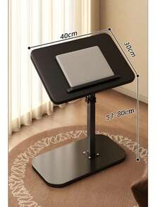 1pc Rotatable & Height Adjustable Small Side Table, Easy To Assemble, Suitable For Sofa, Bedside Or Coffee Table, Indoor, Outdoor And Camping - Multicolor - View 10