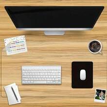 Transparent Desk Mat (60*40cm/23.6 X 15.7in) Non-Slip PVC Writing Pad, Rounded Edges, Waterproof, Protective Desk Mat (Product Shipped Rolled, Needs 5-7 Days To Flatten, Please Do Not Order If You Mind) Back To School - Rectangle - View 5