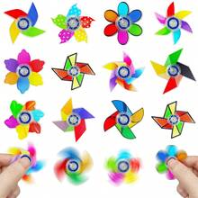 11 Packs Mini Flower , Stress Relief Hand Spinner Gadget For Adults, Quiet Sensory Focus Tool For Desk, Office, Study, Commute And Travel - Multicolor - View 7