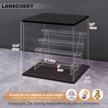 Glass Display Cabinets - Black - View 7