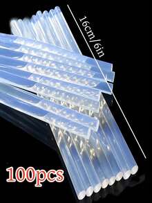 Transparent Hot Melt Glue Sticks, 6 Inches Long, Smooth Transparent Surface, Odorless, Durable, Compatible With Most Hot Glue Guns, Suitable For DIY, Crafts, Woodworking, Plastic, Tool Accessories And More - A - View 12