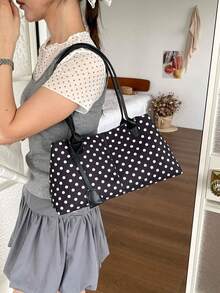 Minimalist Women's Shoulder Bag, Suitable For Casual Wear, Versatile For Daily Commute, 2026 Design - Black - View 8