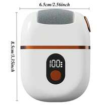 1 USB Charging Electric Foot Grinder, Three Replaceable Grinding Heads, 3-Speed, Used To Remove Cracked Heels And Calluses - Thick Faux Leather Polishing, Portable And Easy To Use, USB Charging, Suitable For Hand And Foot Care - Multicolor - View 11
