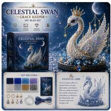 Hasbro Complete All-Inclusive Cosmic Myth Bead Weaving Kit, Pre-Sorted Multi-Color Beads, Metal Wire, Thread, Star Moon Charms & Instruction Book For 3D Celestial Figurine Creation - One Size Fits All - View 14